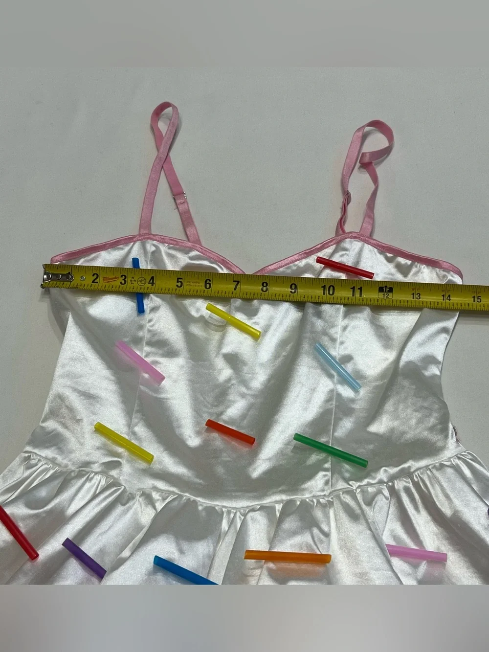 Dolls Kill Trickz n Treatz Sundae Ice Cream Costume Sz Med Pink Tulle Mini Dres - Picture 5 of 6